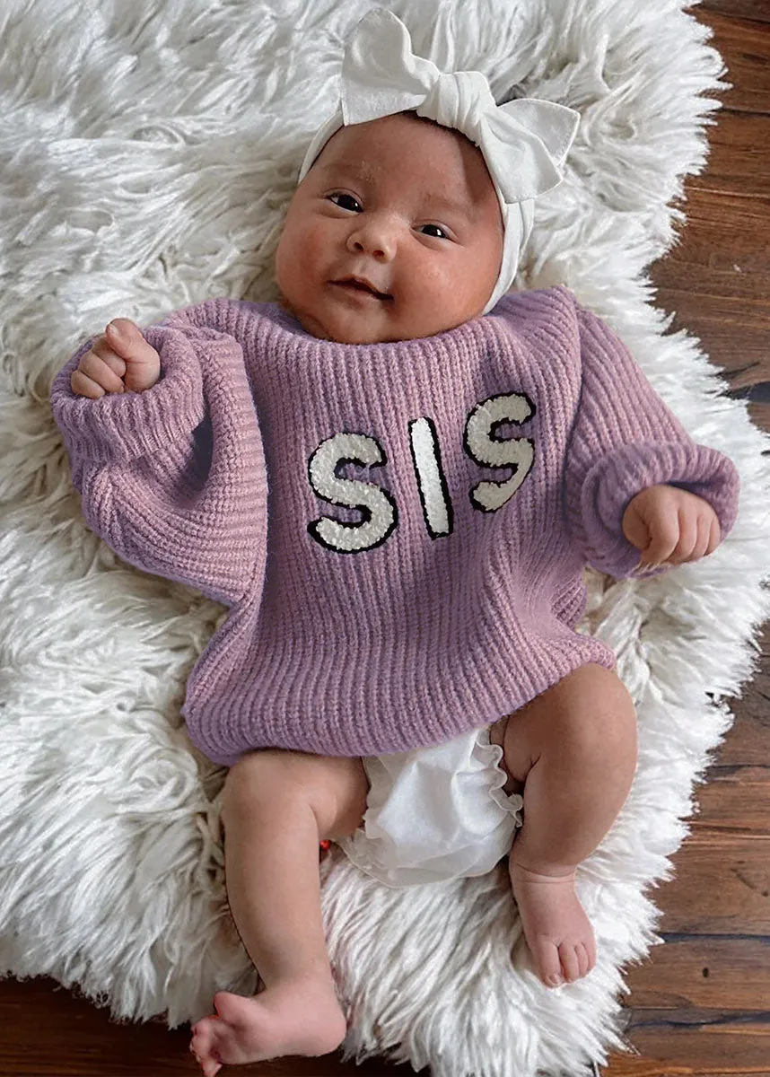 Sis Knit Sweater - Lavender