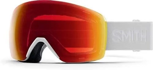 Smith Skyline Ski Goggles Ultra Wide View with Silicone Strap + Anti-Fog Snow Goggles