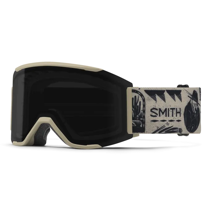 Smith Squad MAG Ski Goggles Anti-Fog Snow Goggles + Cylindrical Carbonic-X Lens