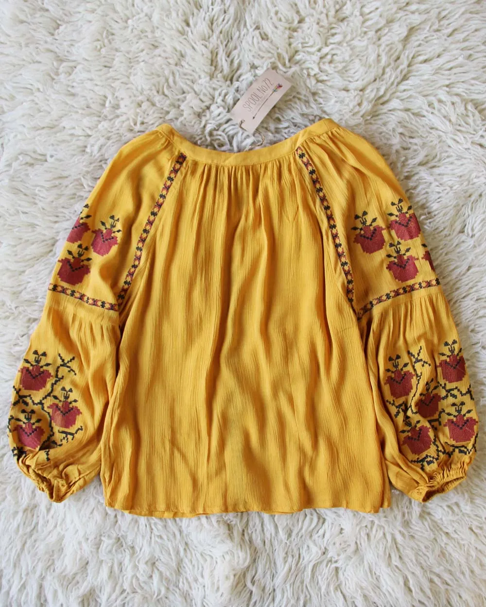 Snow Marigold Top