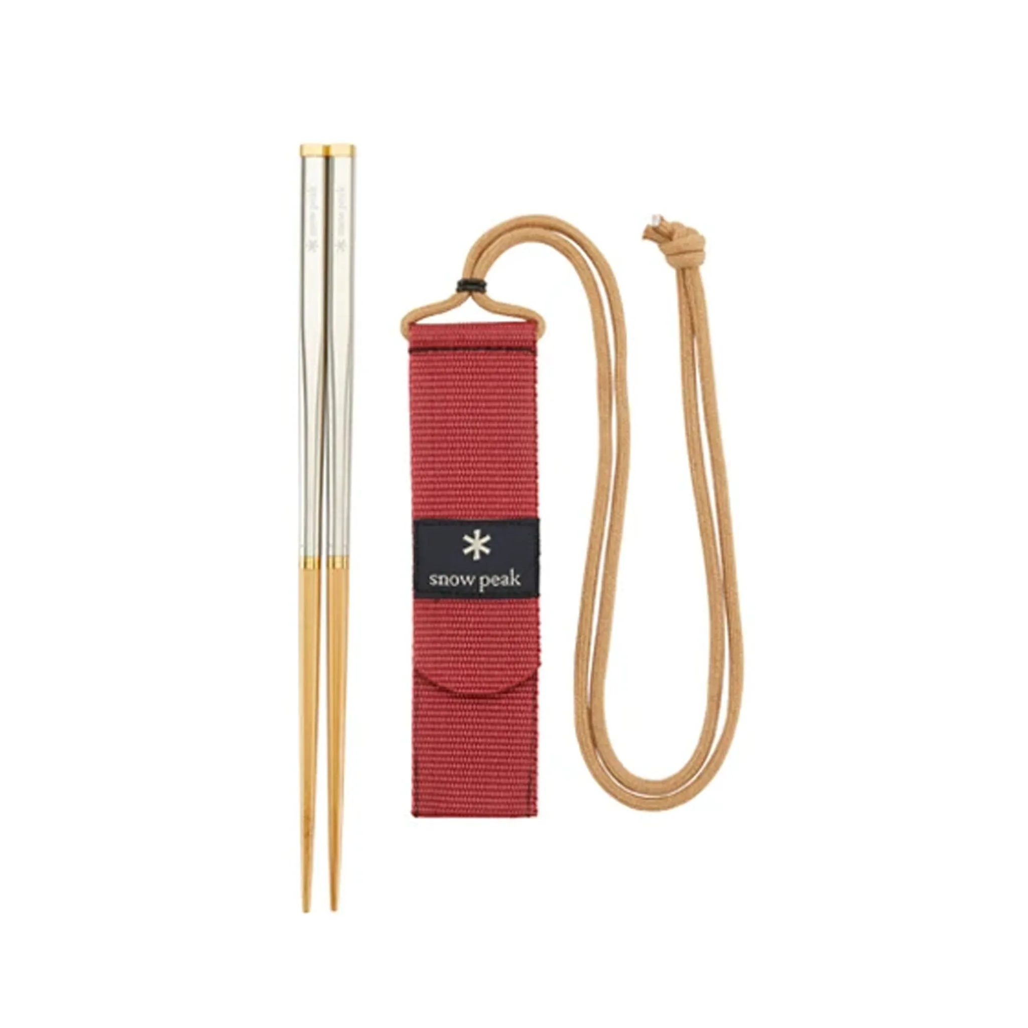 Snow Peak Wabuki Chopsticks (Bamboo/Stainless Steel/Brass)