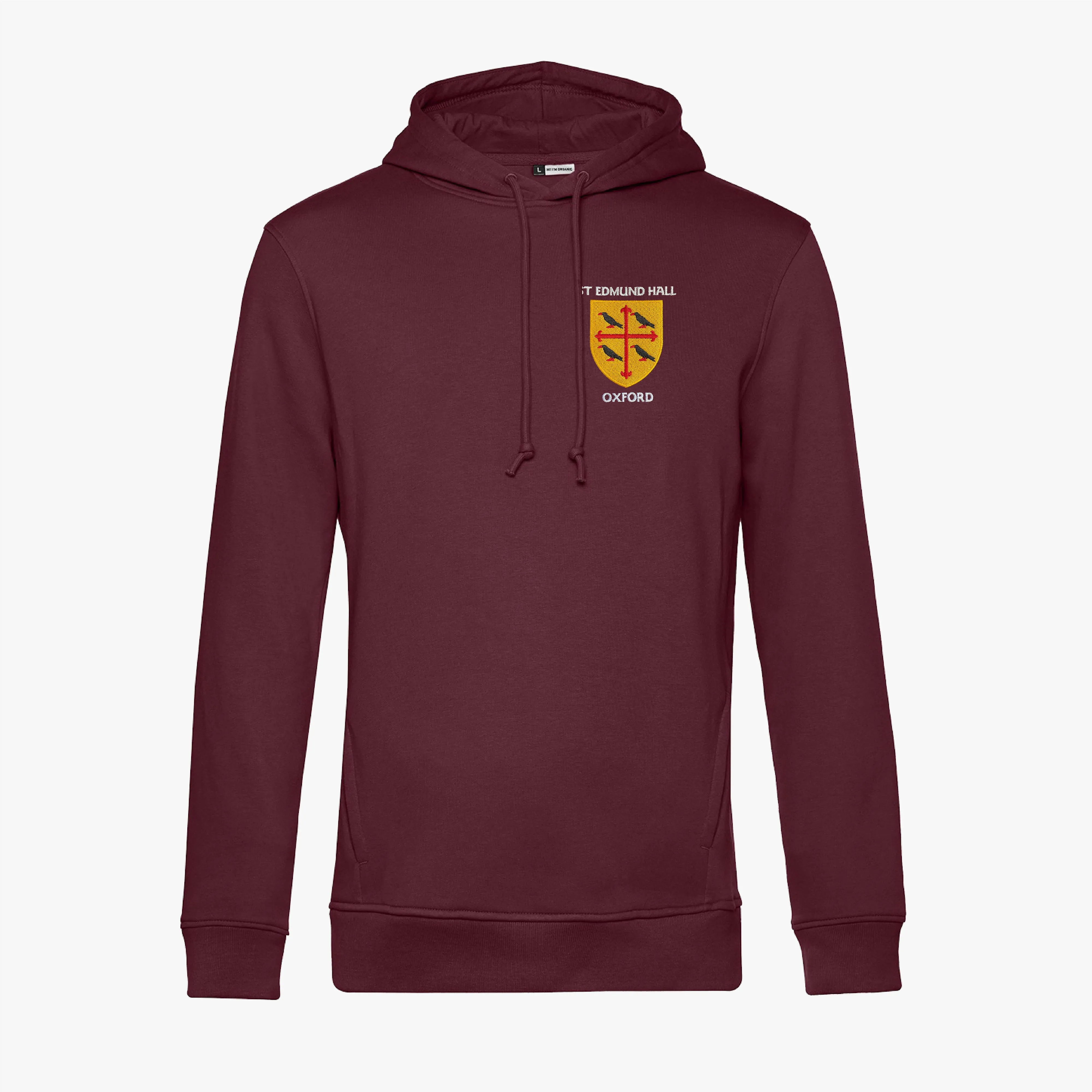 St Edmund Hall Men's Organic Embroidered Hoodie