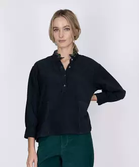 Stella Navy Pincord Pullover Shirt