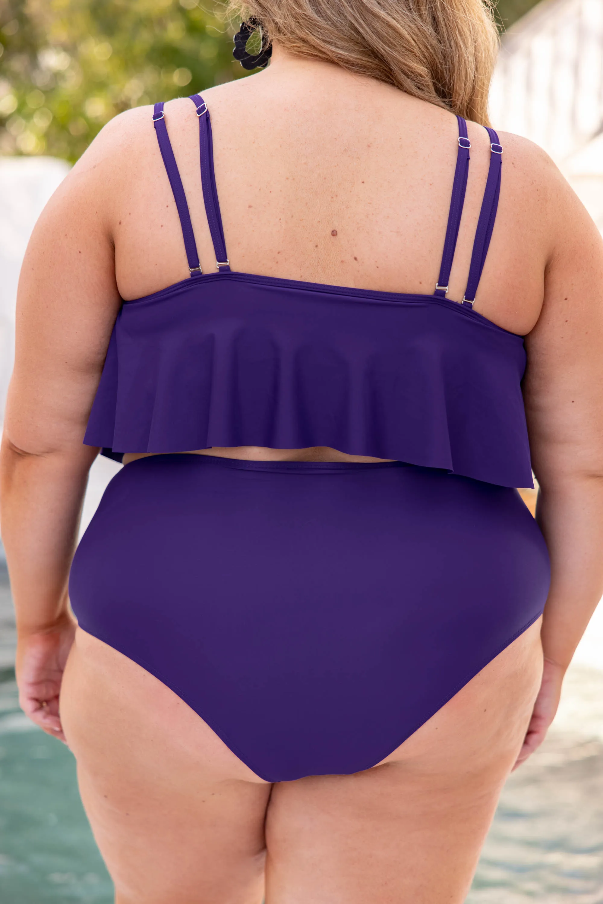 Sunny Business Swim Bottom, Purple