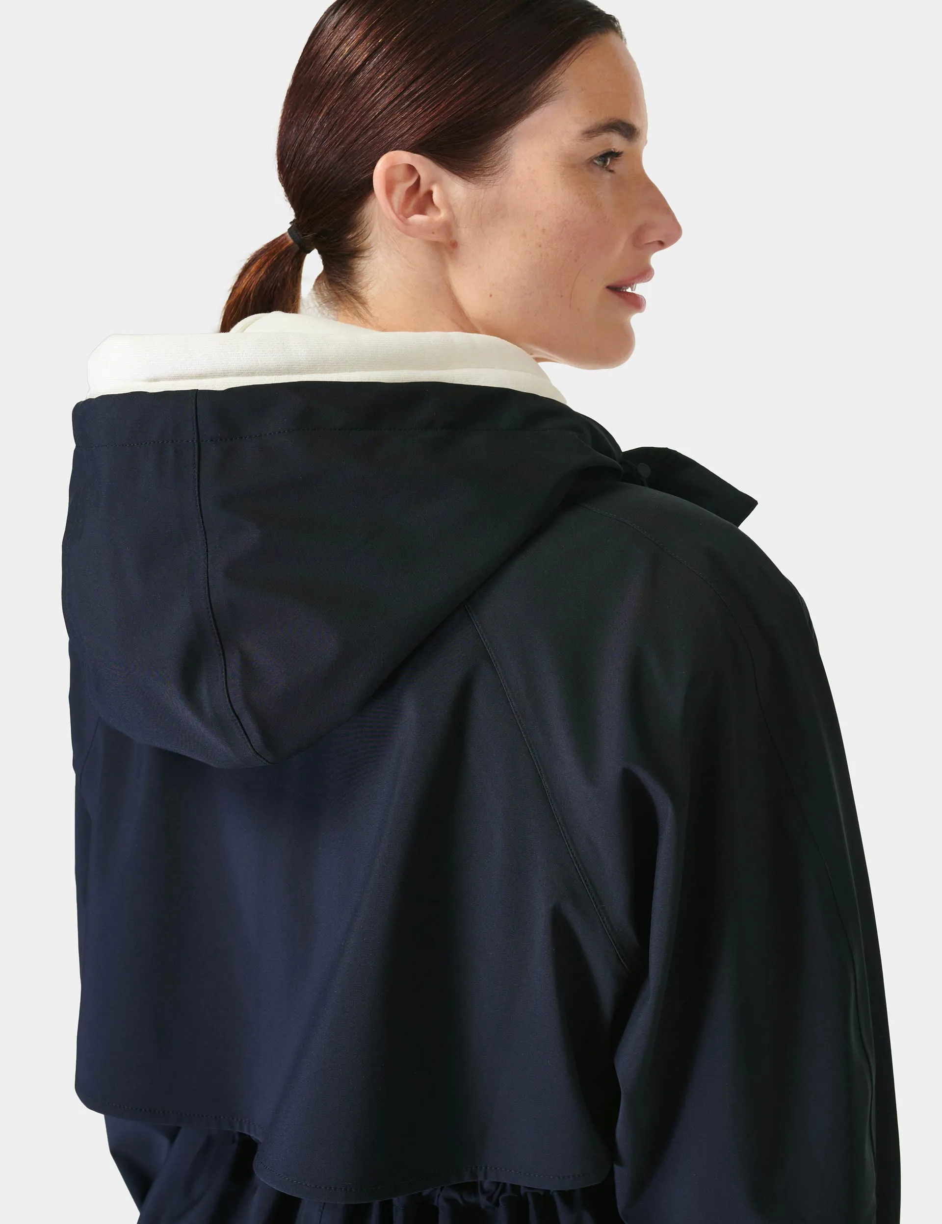 Sweaty Betty Motion Longline Parka - French Navy Blue