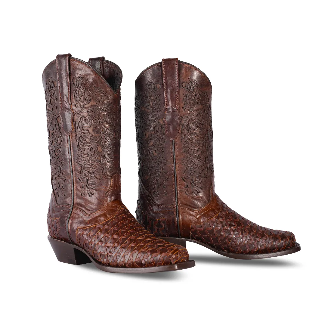 Texas Country Womens Western Boot Tejido Mez E762