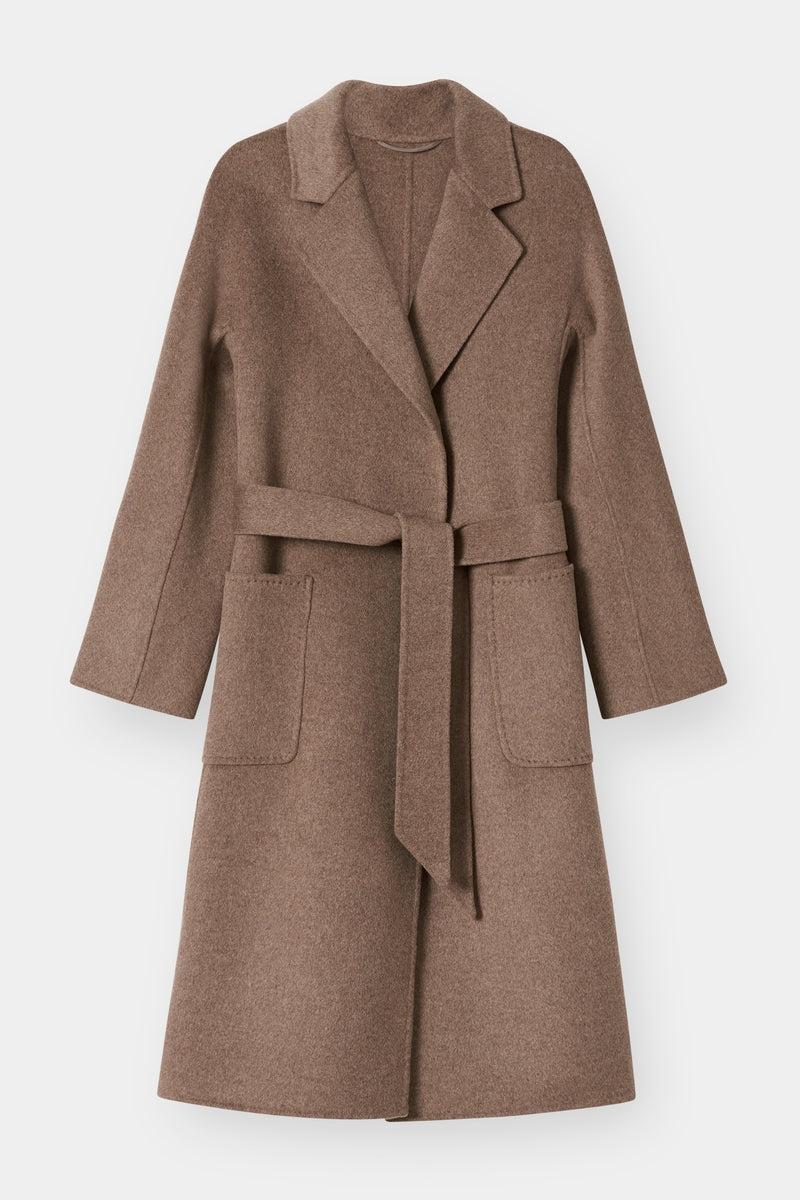 THE CLASSIC COAT - CHOCOLATE MELANGE