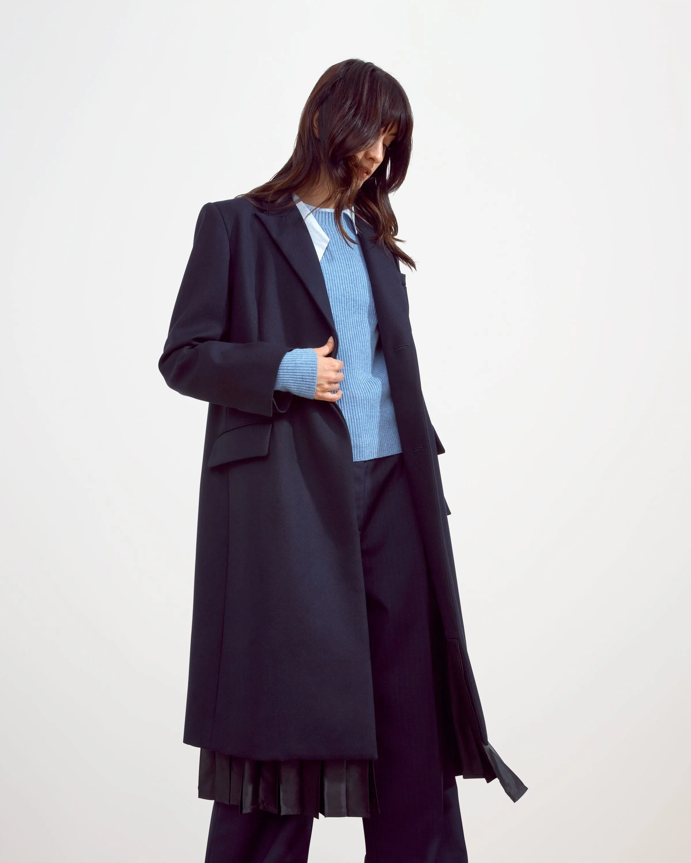 The Grammercy Pleated Coat