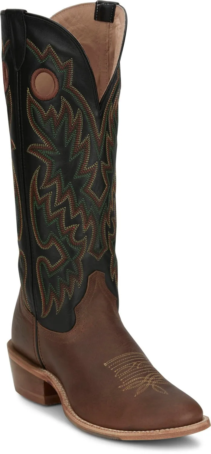 Tony Lama Mens Rutledge Gold/Tan Leather Cowboy Boots