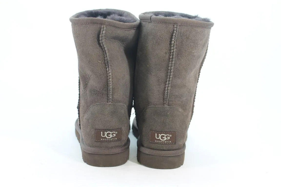 UGG Classic II Short Women's Chocolate Boots 6M(ZAP20153)