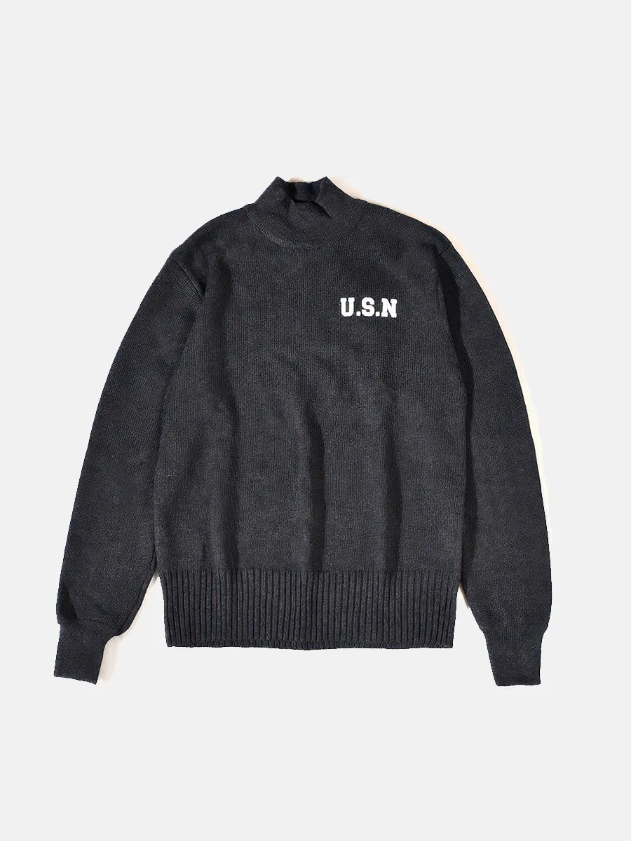 U.S.N Logo Wool Sweater