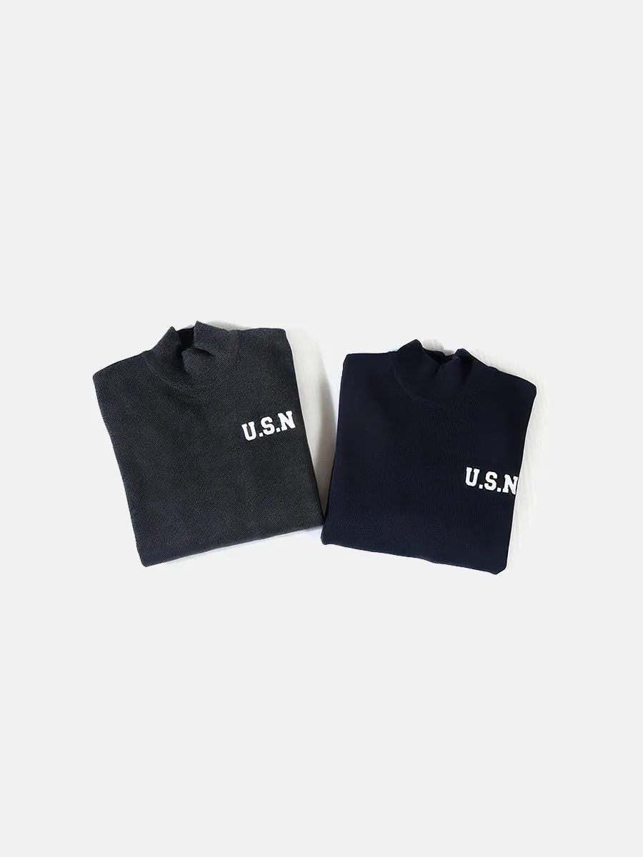 U.S.N Logo Wool Sweater