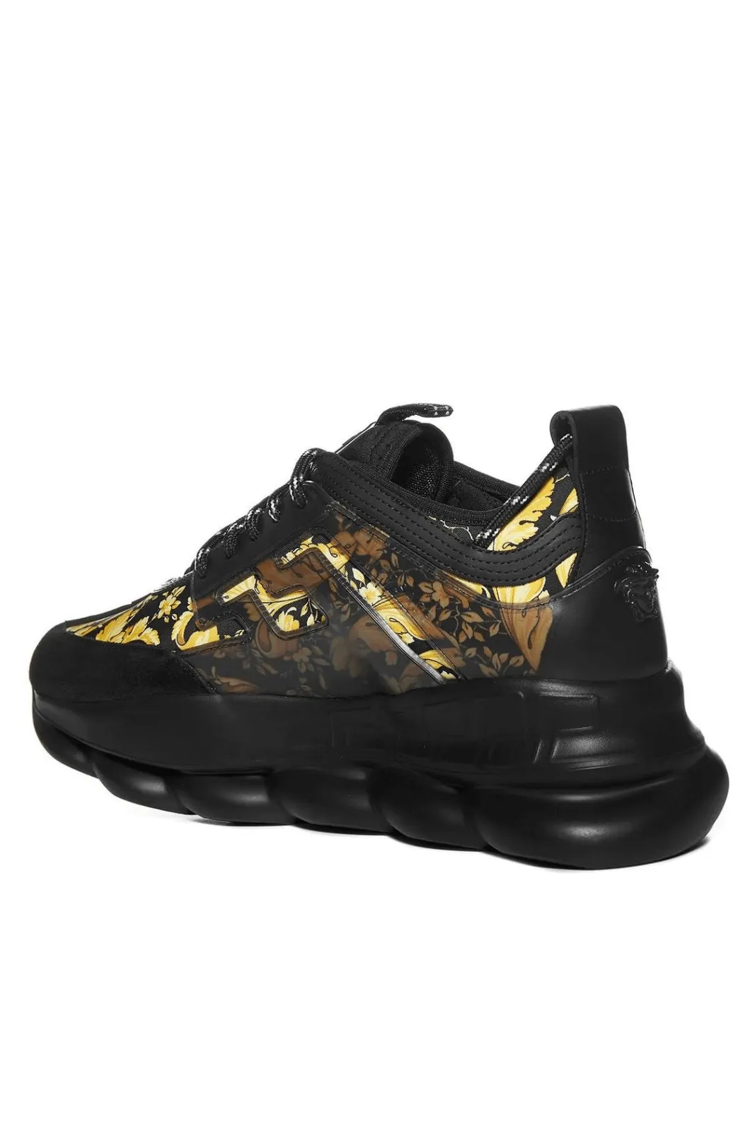 Versace Chain Reaction Sneakers Black Barocco