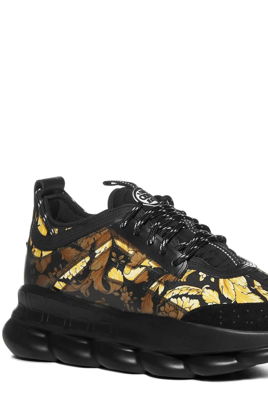 Versace Chain Reaction Sneakers Black Barocco