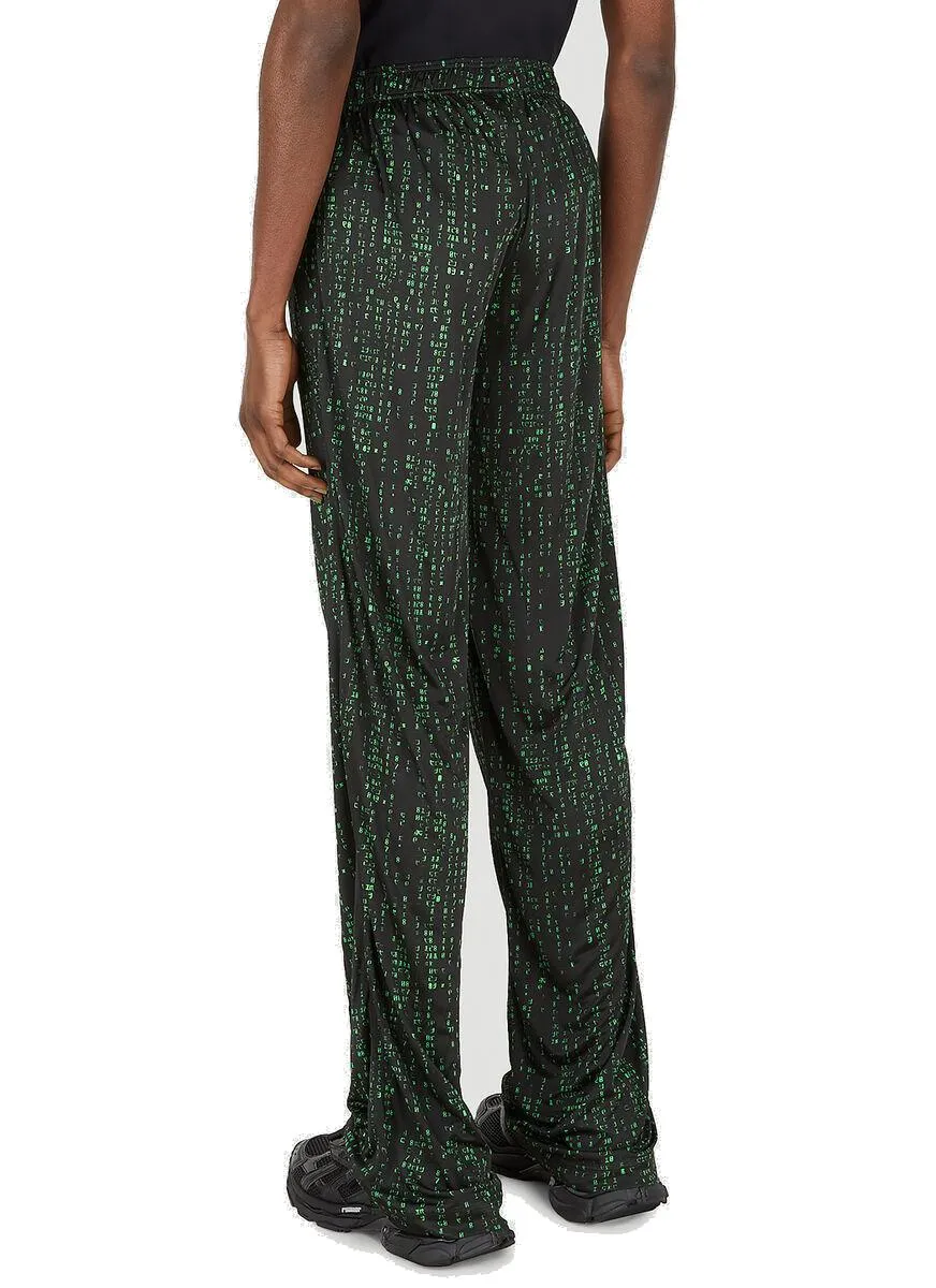 Vetements Graphic Printed Straight-Leg Pants