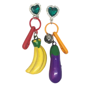 Vintage Feelin' Fruity Charm Earrings