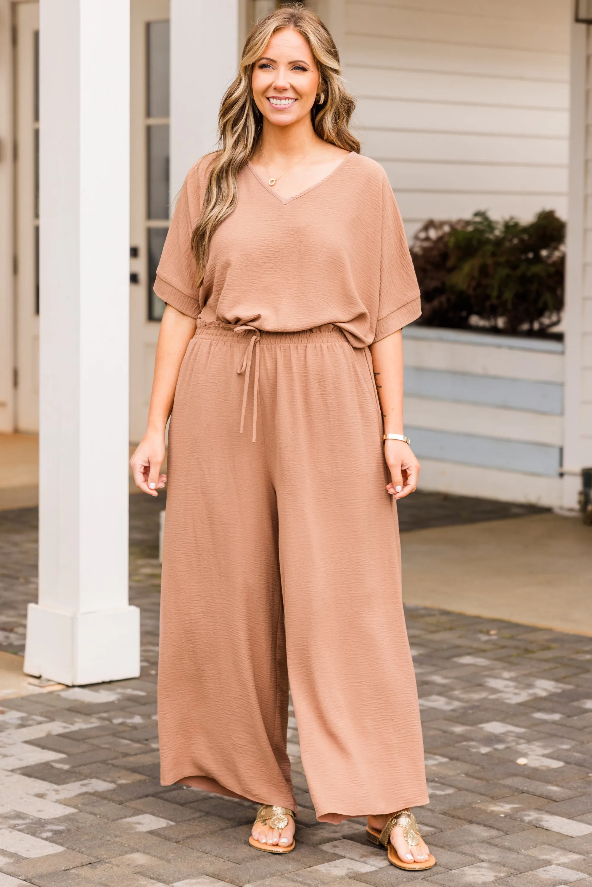 Weekend Wardrobe Pant, Light Mocha