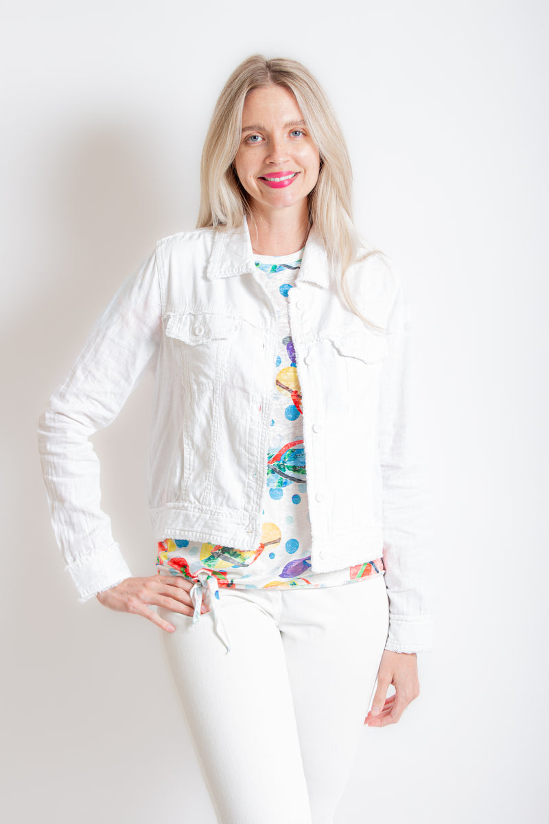 White Denim Jacket