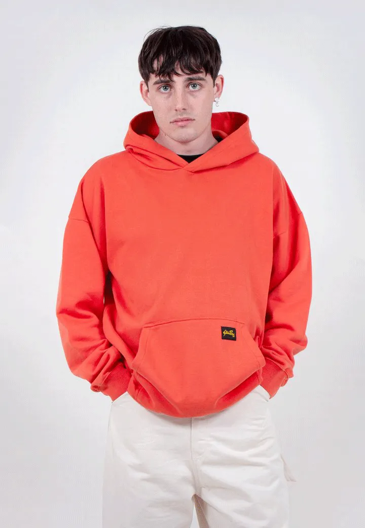 Works Hoodie - coral brick