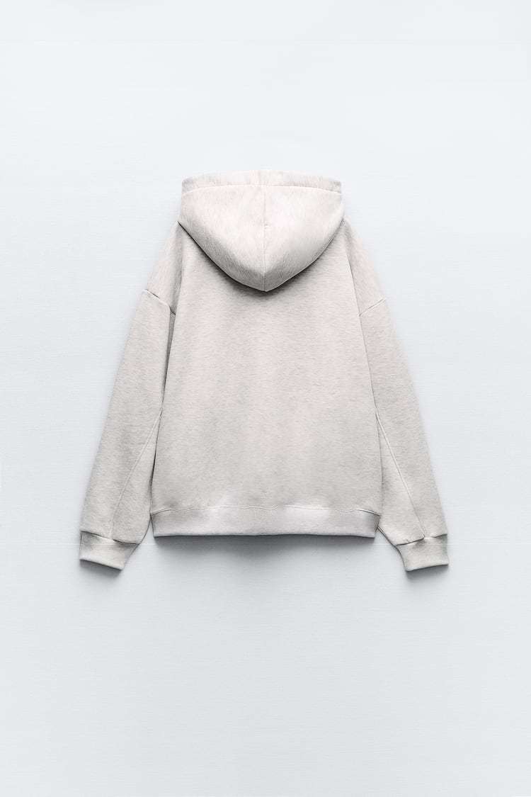 ZARA  |OVERSIZED HOODIE SWEATSHIRT