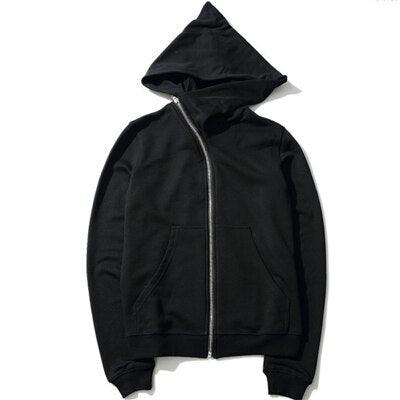 Zipper Cardigan Sweatshirt Cloak Hoodie