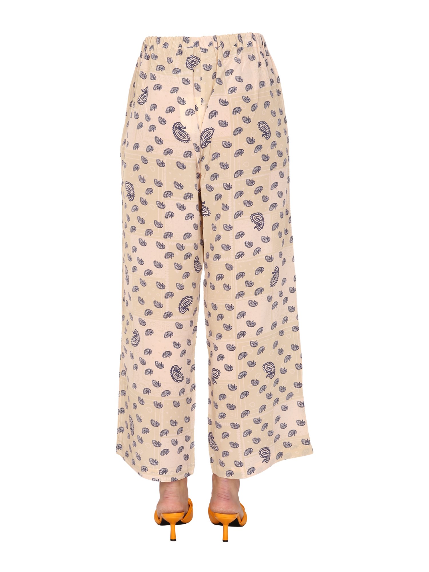 ÊTRE CÉCILE    SILK PAISLEY PRINT PANTS